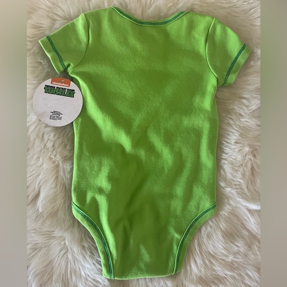 TMNT Baby Costume Onesie Michelangelo Nickelodeon Teenage Mutant Ninja Turtles - Picture 2 of 4